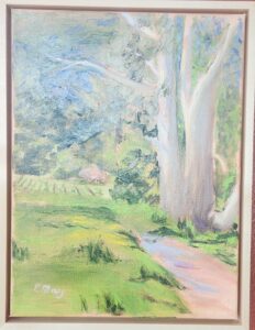 Under the Eucalyptus by Elizabeth May, $650.00
